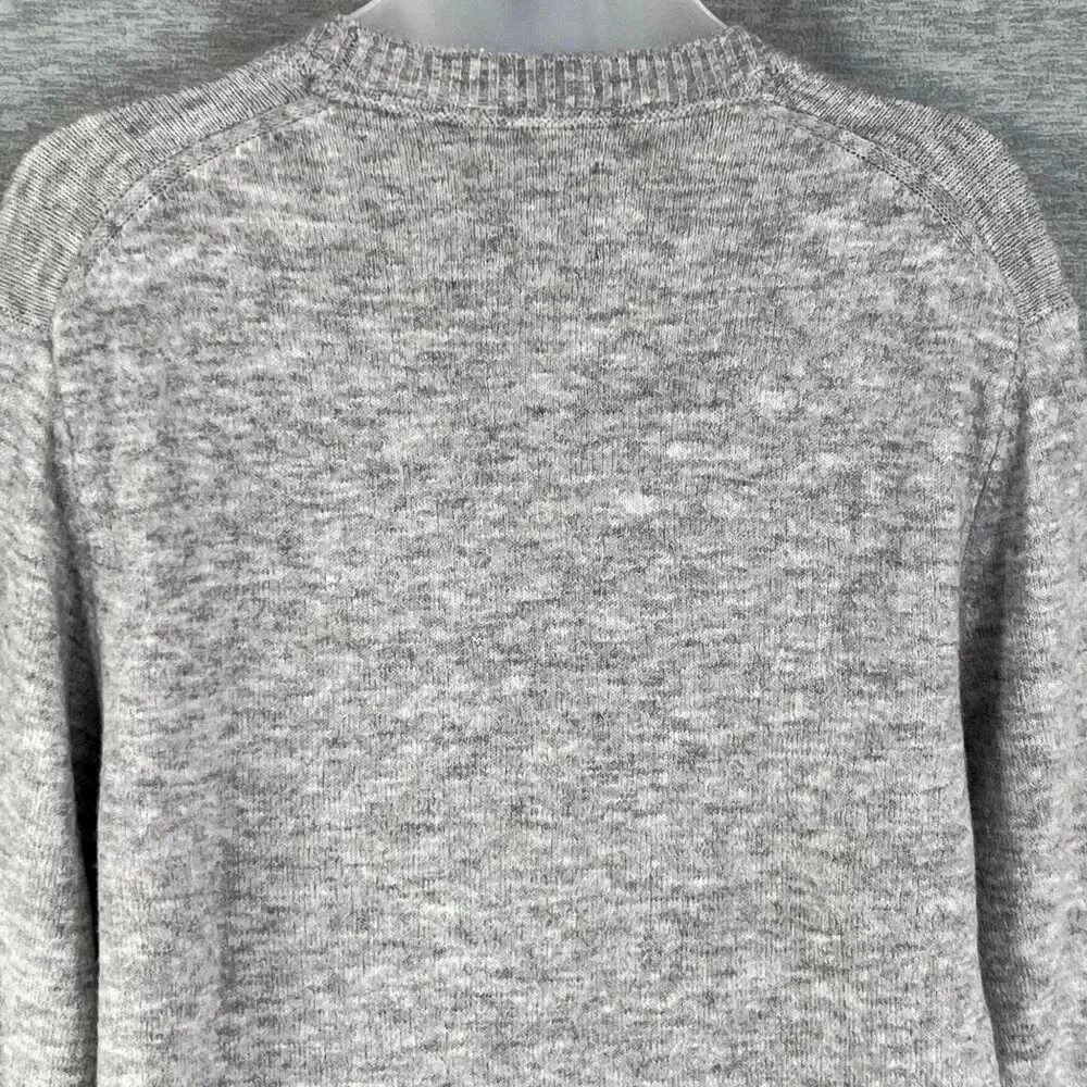 Abercrombie & Fitch NEW Mens XL Gray Wool Alpaca Blend Logo Crewneck Sweater